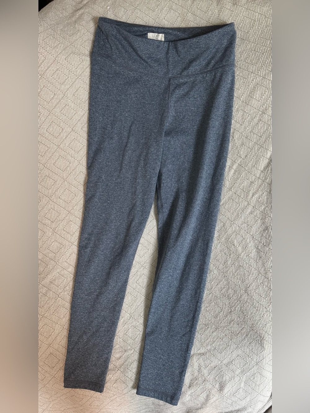 LOFT Girls Gray Heather Active Leggings